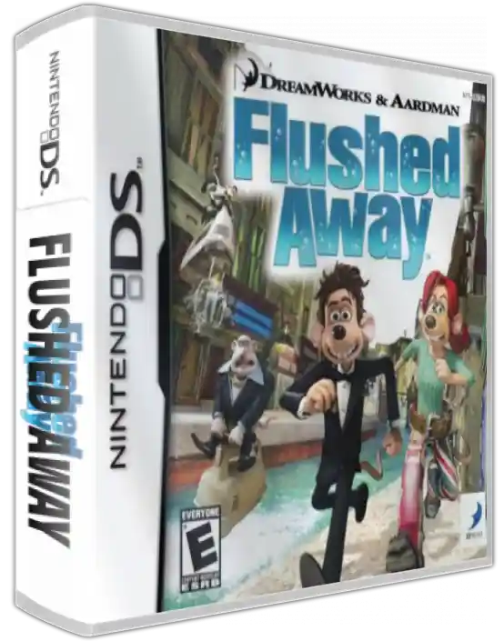 flushed away